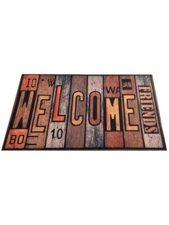 Einrichtungsgeschäft -Einrichtungsgeschäft aberto design fussmatte friends in bunt l 60 x b 40 cm 1