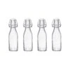 4x Flasche Mit Bügelverschluss 250ml SWING In Transparent -Einrichtungsgeschäft butlers 4x flasche mit bugelverschluss 250ml swing in transparent