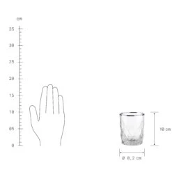 6x Gläser Mit Silberrand 345ml UPSCALE In Silber -Einrichtungsgeschäft butlers 6x glaser mit silberrand 345ml upscale in silber 3