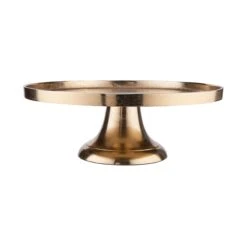 Deko-Teller Mit Fuß Ø50cm BANQUET In Gold -Einrichtungsgeschäft butlers deko teller mit fuss o50cm banquet in gold 2