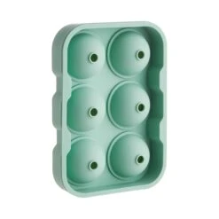 Eiswürfelform XXL 6 Eisbälle COOL DOWN In Salbei -Einrichtungsgeschäft butlers eiswurfelform xxl 6 eisballe cool down in salbei 1