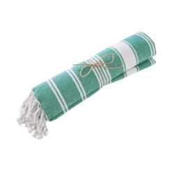 Hamamtuch L 170 X B 90cm SURFSIDE In Türkis -Einrichtungsgeschäft butlers hamamtuch l 170 x b 90cm surfside in turkis 3