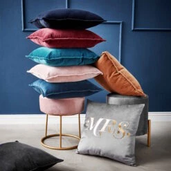 Kissen L 45 X B 45cm COTTON VELVET In Hellbraun -Einrichtungsgeschäft butlers kissen l 45 x b 45cm cotton velvet in hellbraun 5