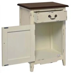 Nachttisch CABOTT COVE In Creme-Braun -Einrichtungsgeschäft butlers nachttisch cabott cove in creme braun 6