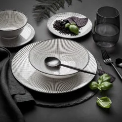 Schale Eckig 50ml DIM SUM In Schwarz-Weiß -Einrichtungsgeschäft butlers schale eckig 50ml dim sum in schwarz weiss 6