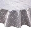 Wachstischdecke Punkte Ø 140 Cm WATERPROOF In Grau 2 Wachstischdecke Punkte Ø 140 Cm WATERPROOF In Grau -Einrichtungsgeschäft butlers wachstischdecke punkte o 140 cm waterproof in grau