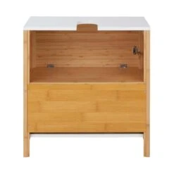 Waschbeckenunterschrank Mit Schublade WHITE SANDS In Natur-Weiß -Einrichtungsgeschäft butlers waschbeckenunterschrank mit schublade white sands in natur weiss 7