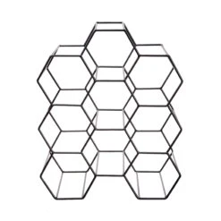 Weinregal Für 9 Flaschen L 36 X H 30cm CUBICLE In Schwarz -Einrichtungsgeschäft butlers weinregal fur 9 flaschen l 36 x h 30cm cubicle in schwarz 4