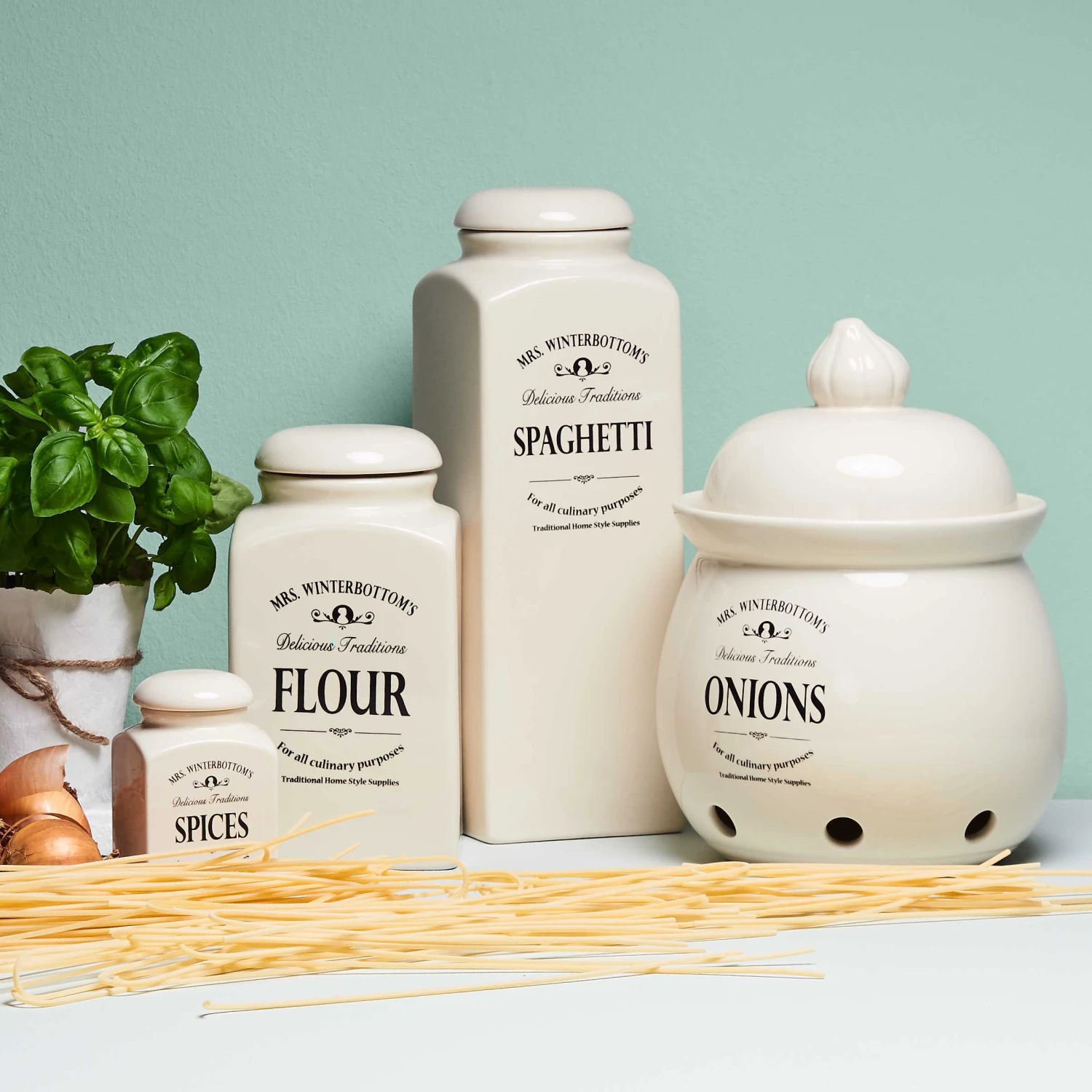 Zwiebeltopf Ø 19,5 Cm MRS. WINTERBOTTOM'S In Creme 4 Zwiebeltopf Ø 19,5 Cm MRS. WINTERBOTTOM'S In Creme – Bild 2