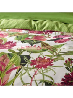 Satin-Spannbettlaken In Grün -Einrichtungsgeschäft cxl by christian lacroix satin spannbettlaken in grun 2