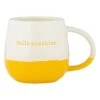 Tasse "Hello Sunshine" In Weiß/ Gelb - 350 Ml -Einrichtungsgeschäft priceandkensington tasse hello sunshine in weiss gelb 350 ml