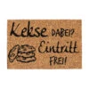 Fußmatte Kekse Dabei? Eintritt Frei! In Natur/Schwarz - 40 X 60 Cm -Einrichtungsgeschäft relaxdays fussmatte kekse dabei eintritt frei in natur schwarz 40 x 60 cm