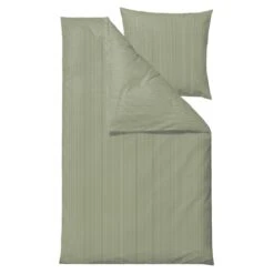 Bettwäsche Classic Stripe 135x200cm In Olive