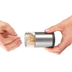 Zahnstocherspender GrandCHEF In Silber -Einrichtungsgeschäft tescoma zahnstocherspender grandchef in silber 2